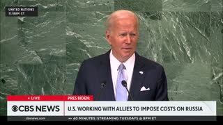 Biden addresses U.N. General Assembly in New York |