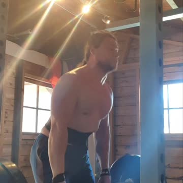 3x10 122.5 Kgs Romanian Deadlifts. Last Set. New PR!
