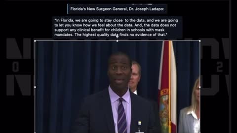 Florida Surgeon General on the efficacy of masking children