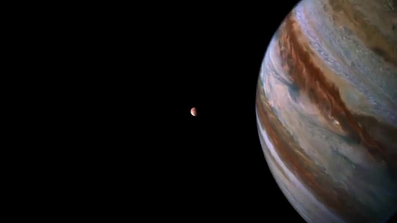 NASAâs Juno Spacecraft Flies Past Io and Jupiter, With Music by Vangelis