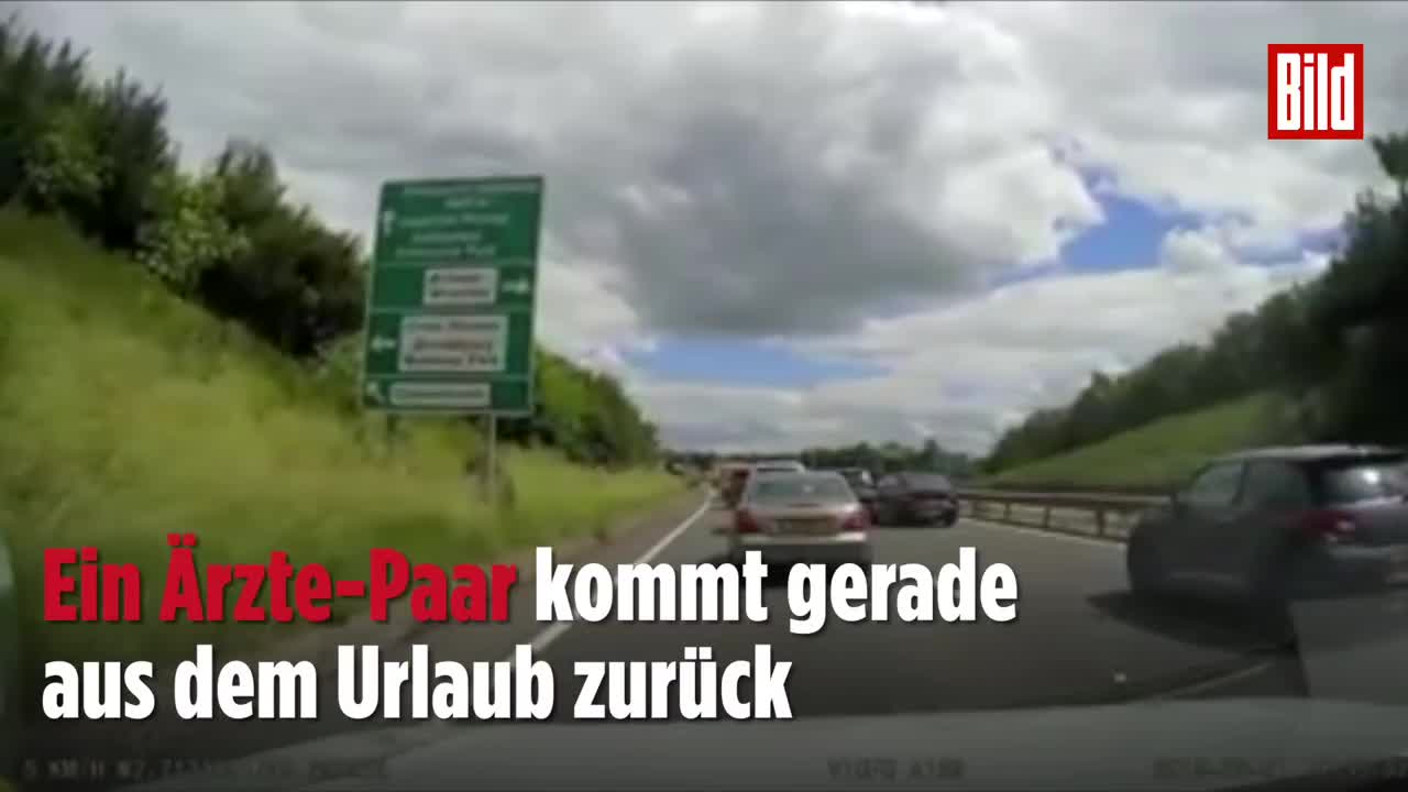 Schock-Moment! Sportauto crasht in SUV