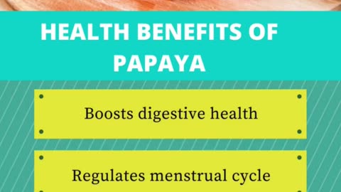 Papaya is very beneficial for health