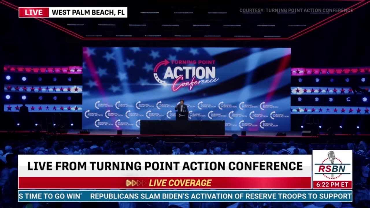 Tucker Carlson - Speech at Turning Point - July 15, 2023