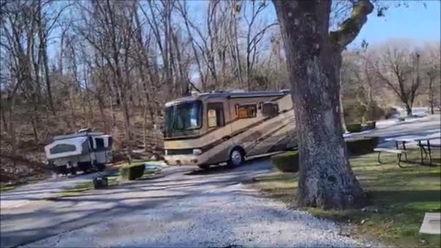 Ernie coming back from a propane fillup (January 23rd, 2022)