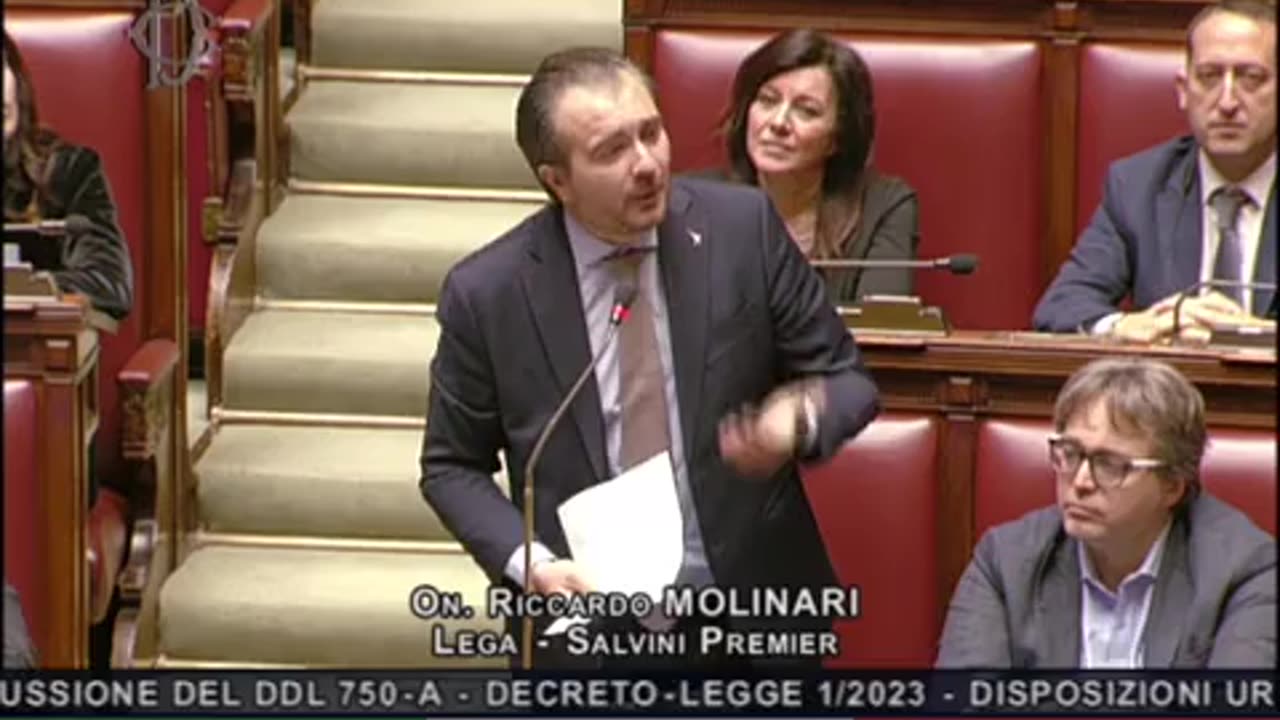 🔴 Intervento in Aula del Capo gruppo dei Deputati alla Camera, On. Riccardo Molinari, sul DL ONG.