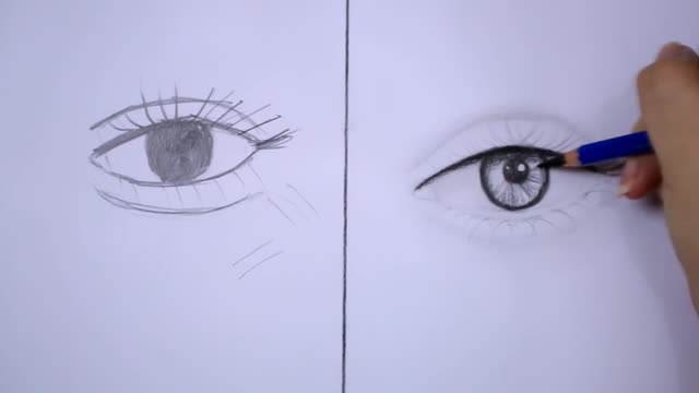 Tutorial how to draw a realistic eye