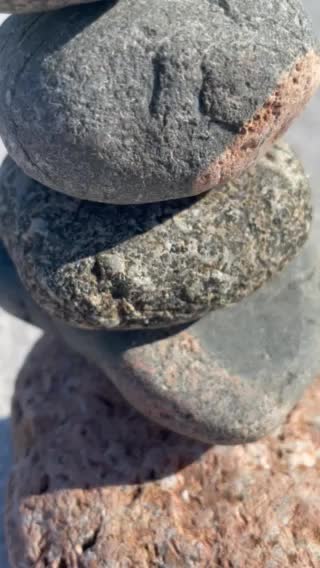 Rock stack at beach #2