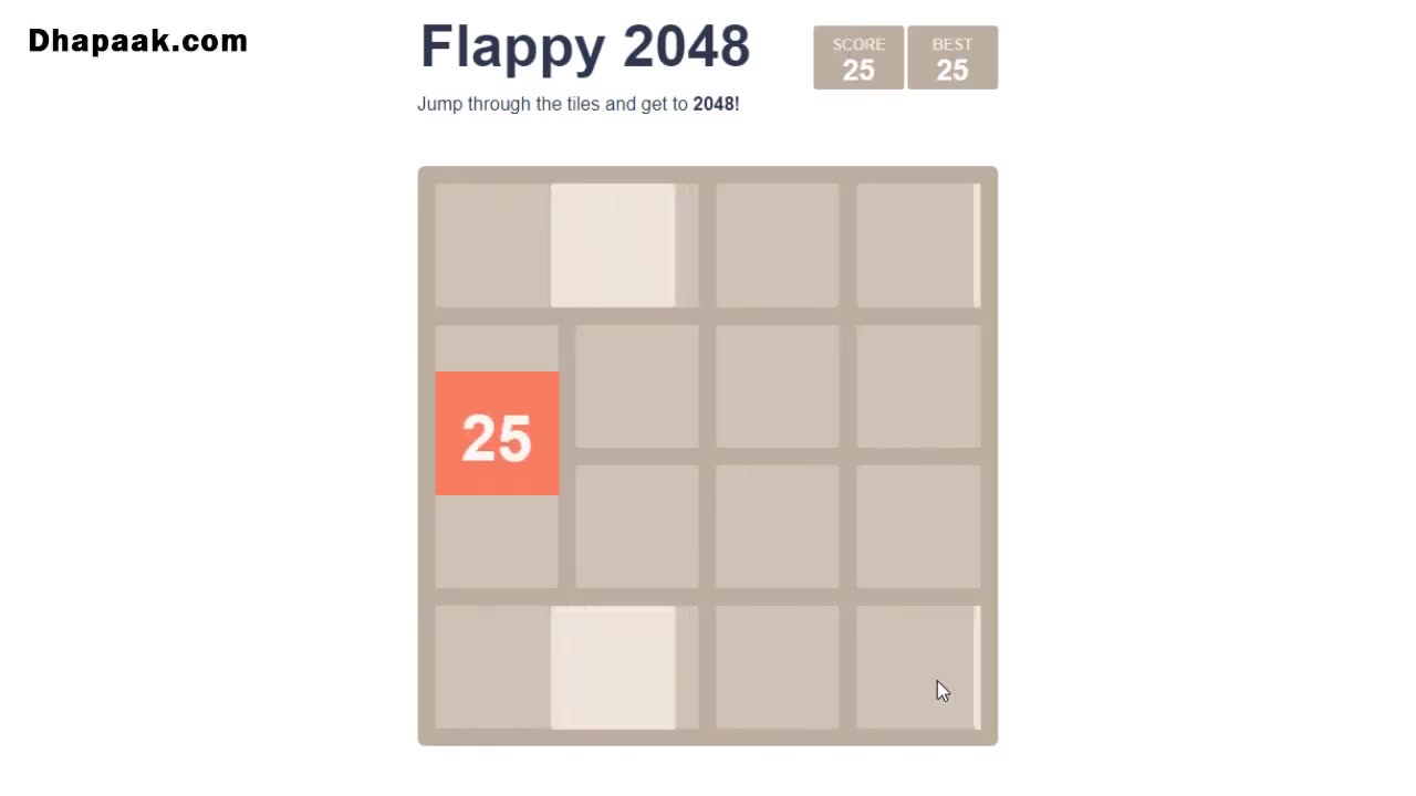 2048 Flappy Bird Fun Game