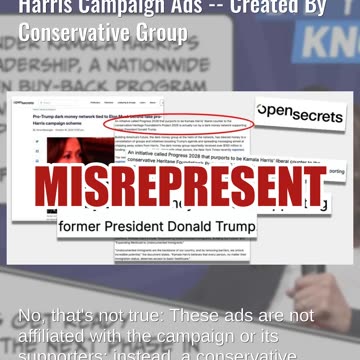 Fact Check: Progress 2028 Ads On Facebook Are NOT Official Kamala Harris Campaign Ads