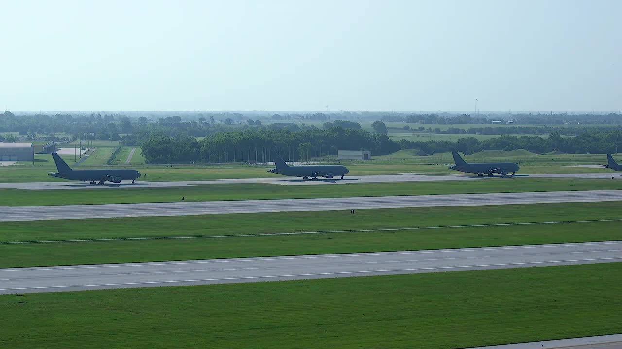 Air Force Base Weather Evac Elephant Walk From An Air Force Base