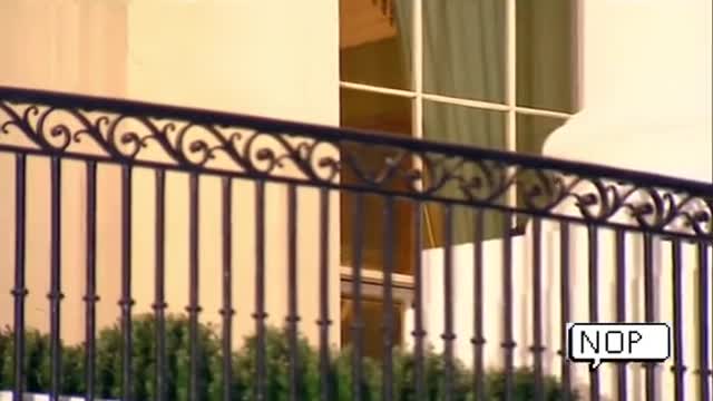 Trump"Caught"Walking Inside The White House