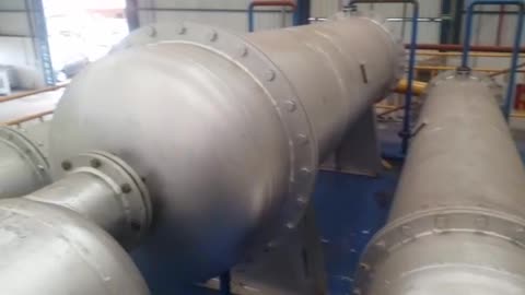 Installation of a pyrolysis system in southern Brazil.