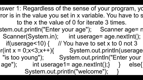 Loop with scanner