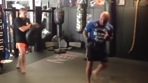 Joe Rogan's Kicks Sound Like Gun Shots