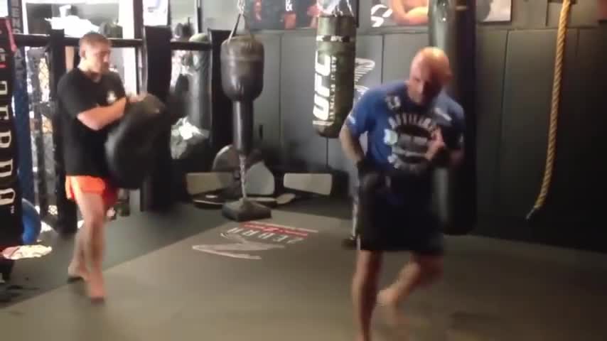 Joe Rogan's Kicks Sound Like Gun Shots