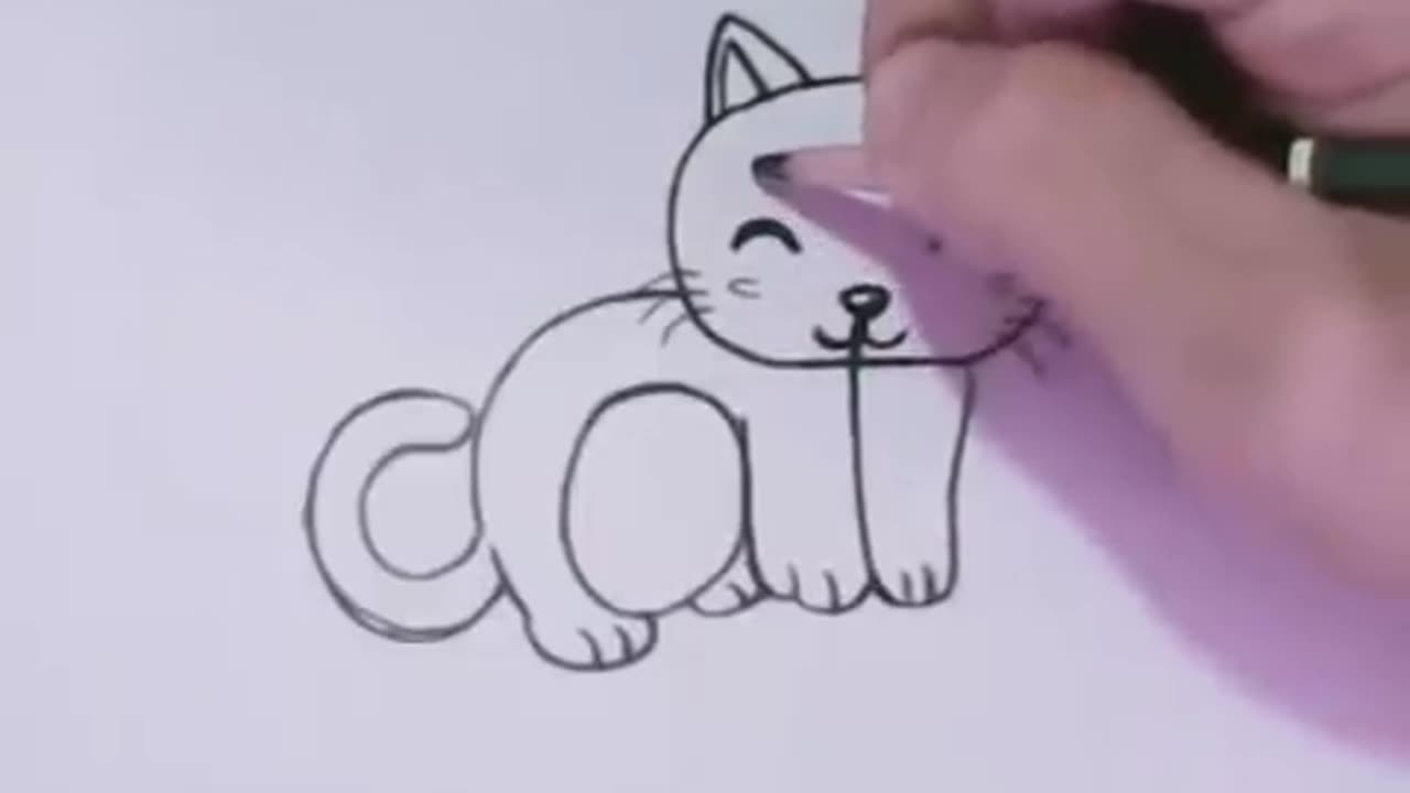 How to turn Words Cat Into a Cartoon Cat. (Wordtoons) learning step by step for kid