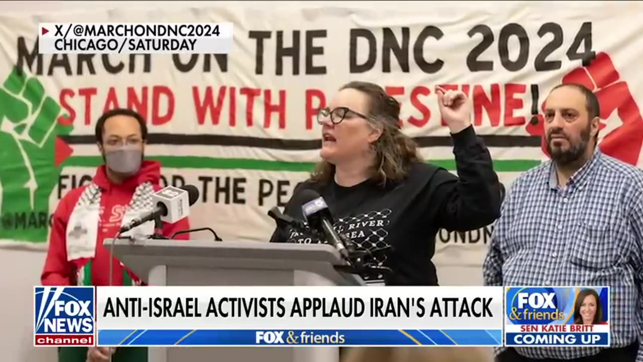 Anti-Israel activists applaud Iran's attack on Israel in 'appalling' video