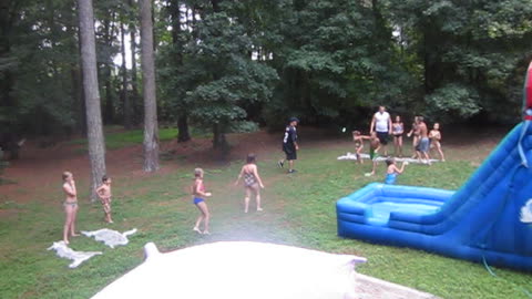 Water balloon fight!