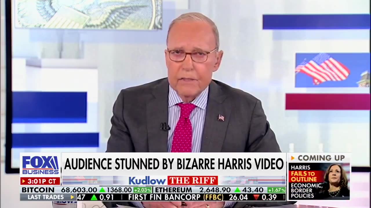 Larry Kudlow reacts to the Al Smith Dinner