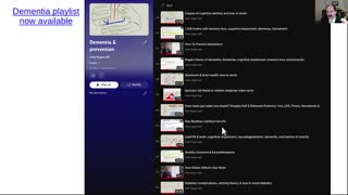 Dementia prevention playlist now available.