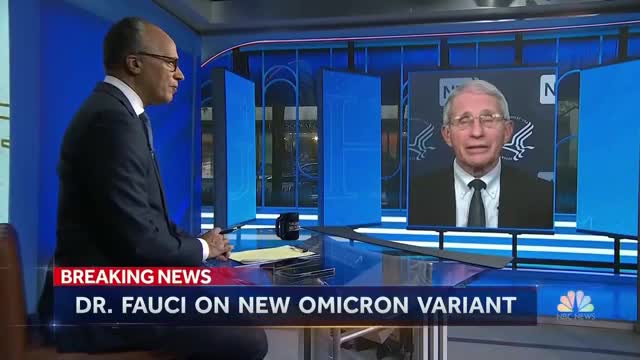 Fauci talks omicron