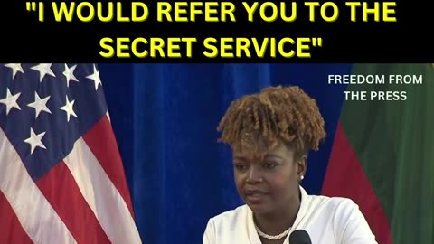KJP looks like she is really tied of having to answer this question...