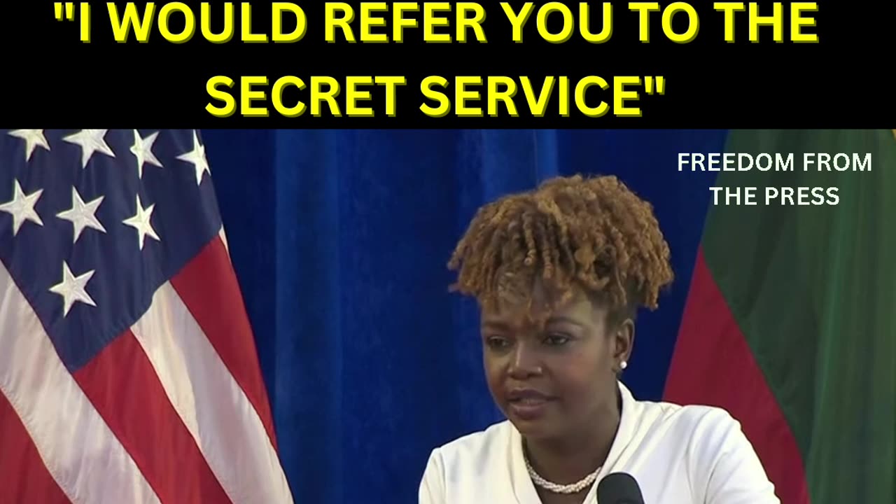KJP looks like she is really tied of having to answer this question...