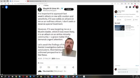 Serious Muslim Cleric a victim of hate crime? (Michael Brazil 22-02-24)