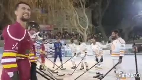 Hunza winter sport #ice#hockey🏒