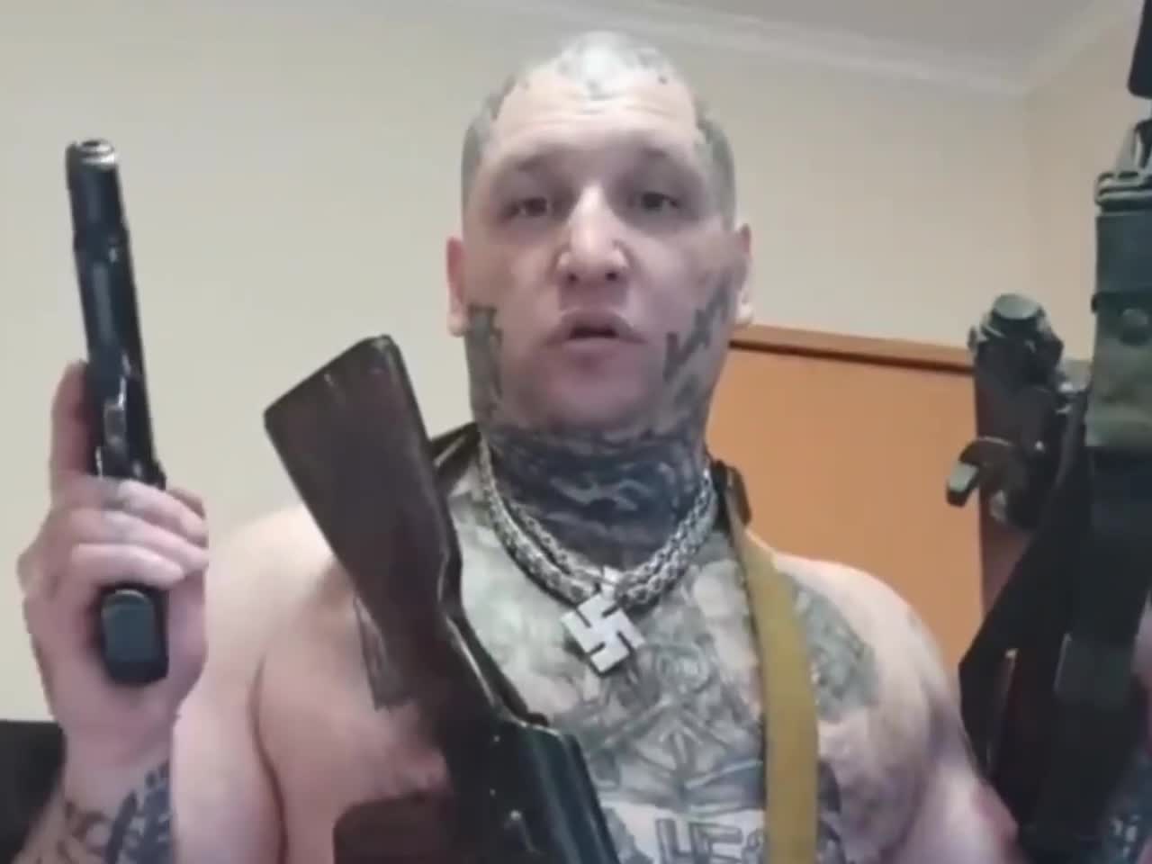 Proud Nazi captured batallion member