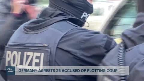 Germany arrests 25 accused of plotting violent coup