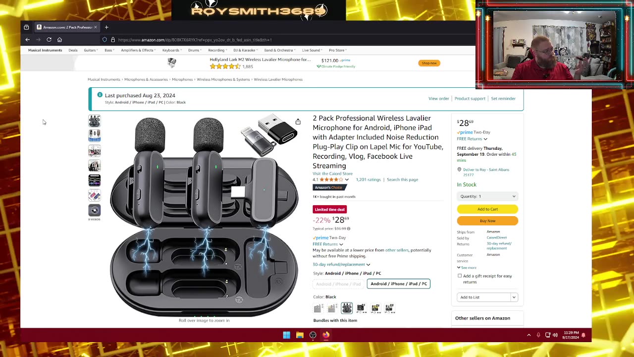 2 Pack Professional Wireless Lavalier Microphone Review