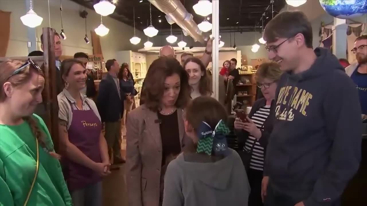 VP Kamala Harris Visit Penzeys Spices Pittsburgh, Pennsylvania Full Pool Video