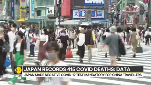 Japan records 415 new Covid deaths Data International News English News Top News WION