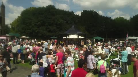 Kim Jennett at The Great British Food Festival at Walton Gardens on May 26th 2013