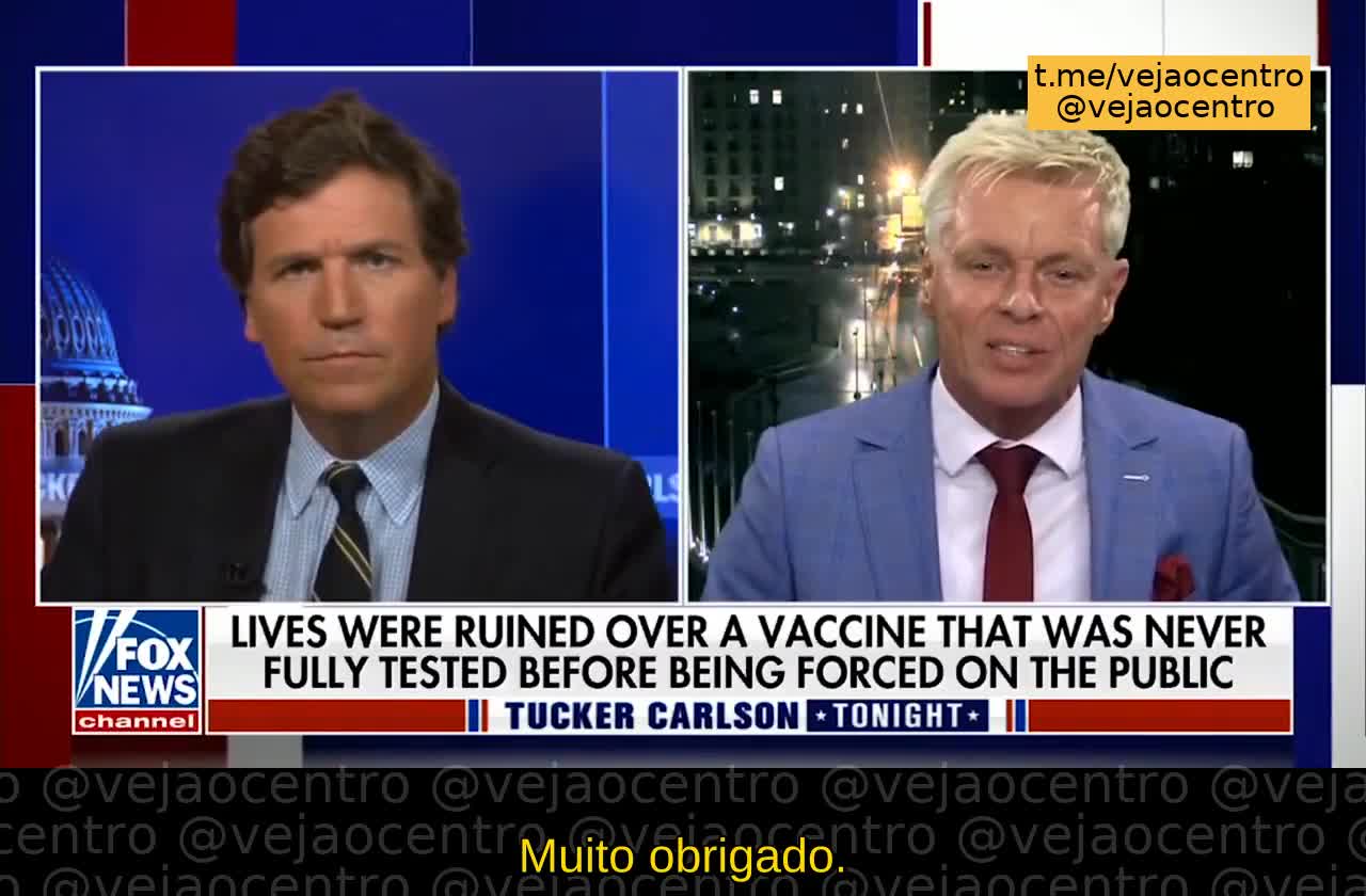 Tucker Carlson Comenta Declarações do CEO Pfizer