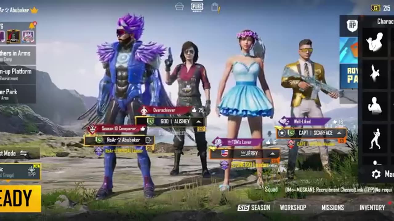 Joining random squad naughty cute girls👩🏻‍🦳like a bot🤣 Again full tabahi with m249 must watch!