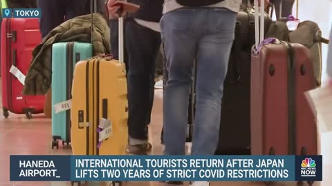 Tourists From Abroad Flock To Japan After Covid Restrictions Lifted