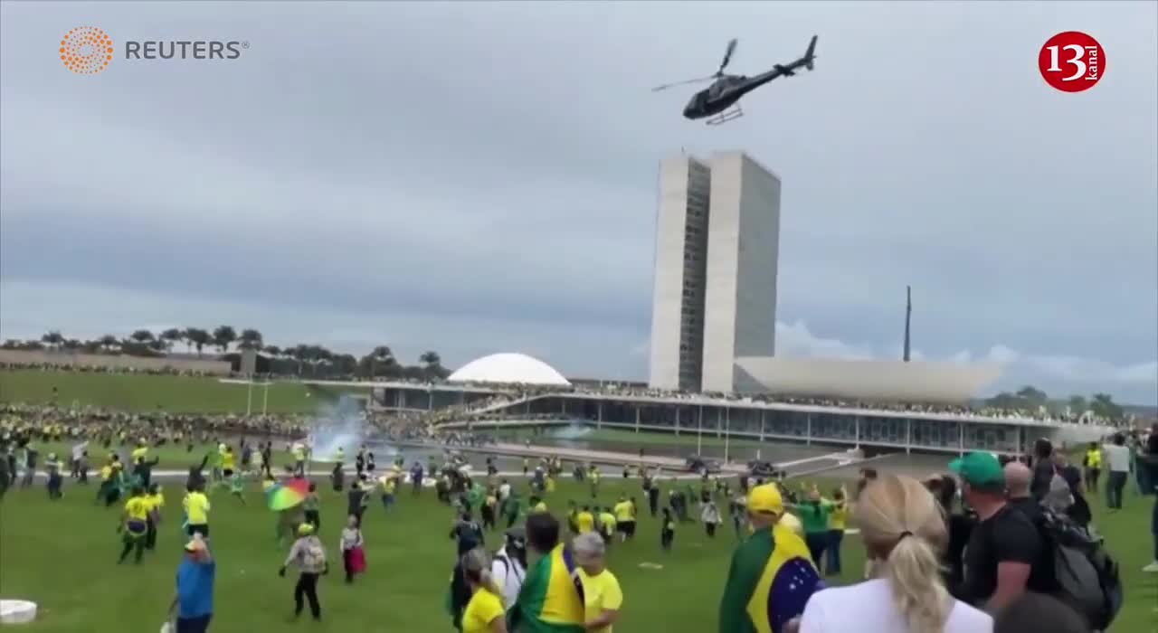 Bolsonaro's supporters have attacked the Brazilian Congress and the Supreme Court