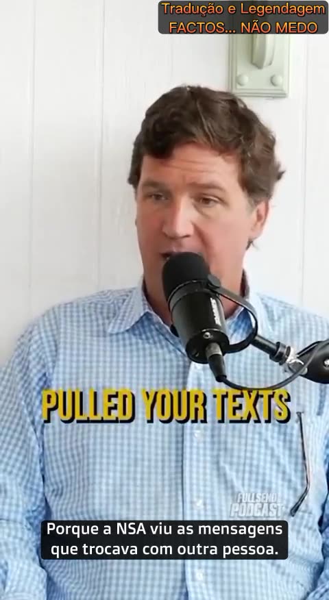 🤯💥TUCKER CARLSON, AFIRMOU QUE A NSA DOS EUA INVADIU A SUA CONTA SIGNAL🤯💥