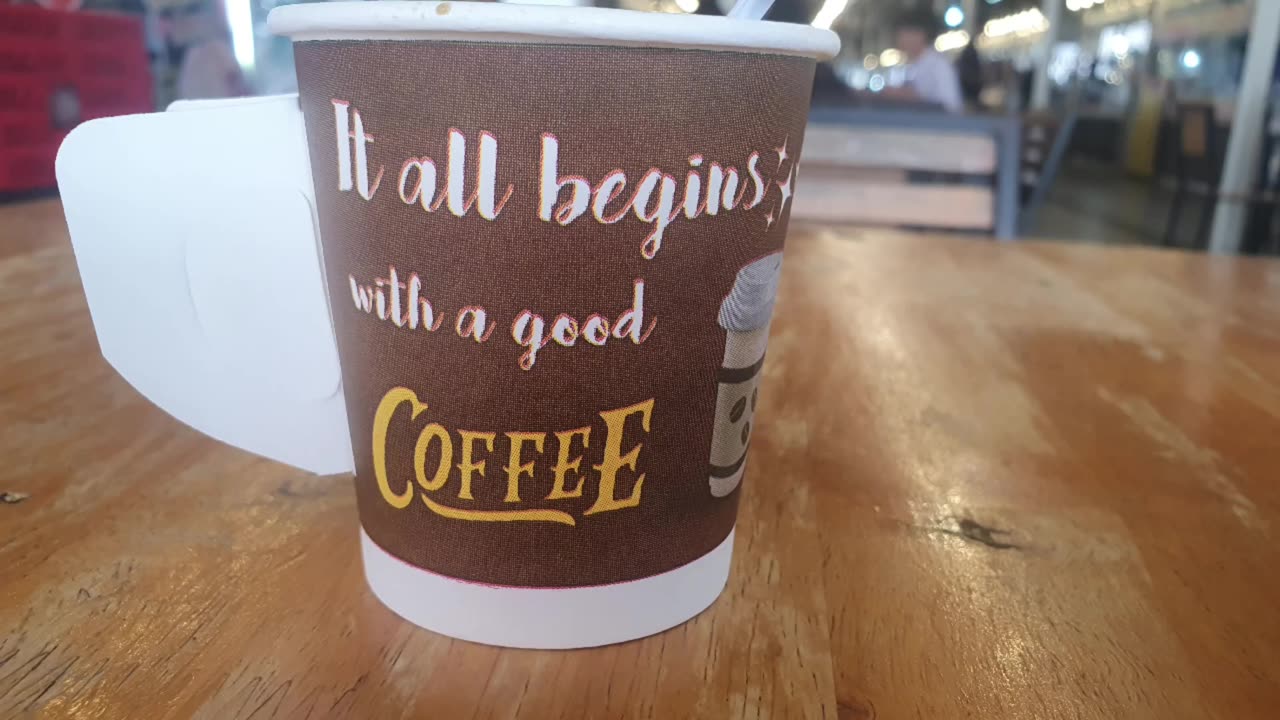 IT ALL BEGINS WITH A GOOD COFFEE @ PD&COFFEE PREECHA MARKET UDON THANI @CoffeeChillTV #shorts