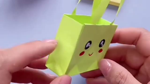 Cute Spongebob Handbag Origami