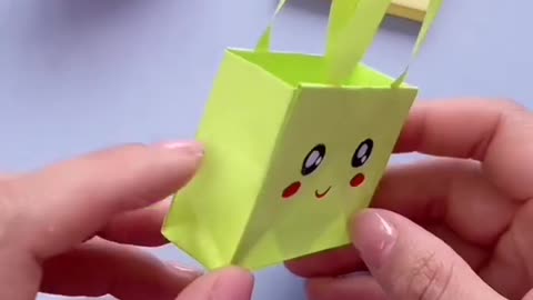 Cute Spongebob Handbag Origami