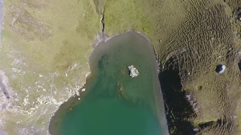 Swiss Landscape - Pizol _ Drone View _ Summer _ Alpine Meadows