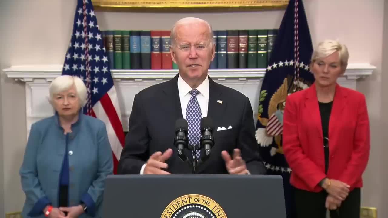 President Biden says oil company profits 'outrageous' and a 'windfall of war'
