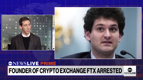 FOUNDER OF CRYPTO EXCHANGE FTX ARRESTED