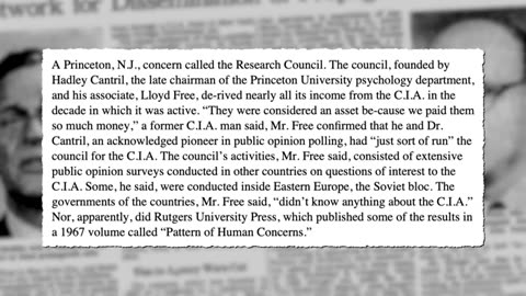 The CIA's Global Propaganda Network