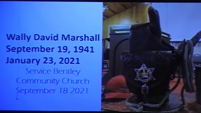 Wally Marshall Funeral Service Part two of three