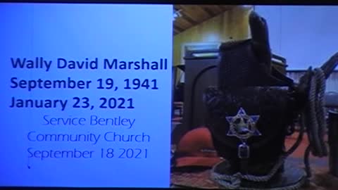 Wally Marshall Funeral Service Part two of three
