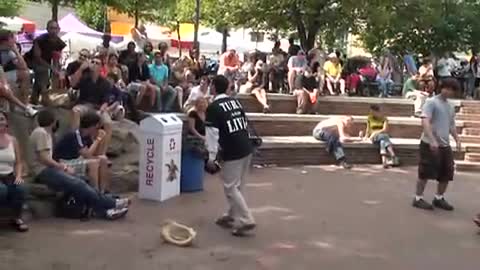 Bele Chere Asheville North Carolina- God is a benevolent dictator